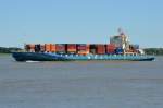 MOL  SEABREEZE , Containerschiff , IMO 9472579 , 199.9 x 32 m , 2553 TEU  , Baujahr 2010 , Lühe  11.06.2015