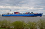 HS PARIS , Containerschiff , IMO 9526502 , Baujahr 2012 , 6588 TEU , 299.9 × 40m , 18.04.2017 Grüneneichd