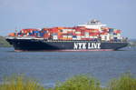 NYK ORION , Containerschiff , IMO 9312999 , Baujahr 2008 , 9040 TEU , 336 × 45.8m , 07.05.2017  Grünendeich
