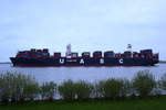 SALAHUDDIN , Containerschiff , IMO 9708796 , Baujahr 2015 , 14993 TEU , 368,5 x 51m , 10.05.2017  Grünendeich