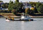 Verkehrssicherungsschiff  Kln  des WSA Kln auf dem Rhein bei Bonn - 01.10.2012