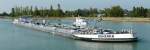 Das franzsische Gendarmerie-Boot  ALSACE G-7901  kontrolliert am 29.08.2008 das deutsche Tankschiff  BOHEMIA  (Lnge 109,7 m / 2376 Tonnen / Schiffsnummer 4804100 / Heimathafen: Smachtenhagen) im Oberwasser der Schleuse Vogelgrn (Rhein-Seiten-Kanal).