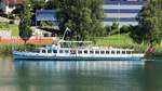 MS TITLIS unterwegs bei Luzern. Eigner: Schifffahrtsgesellschaft des Vierwaldstättersees (SGV) - 03.07.2014