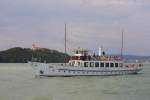 Die  Kelen  gehrt zur Flotte der Fahrgastschiffe auf dem ungarischen Meer,  dem Balaton.