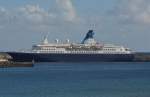 MS Saga Pearl II  am 15.12.2014 im Hafen von Arrecife gesehen.