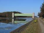 Sicherheitstor Erbstorf am km 103,72 es - kann bei Schden geschlossen werden, um ein Auslaufen des Kanals zu verhindern; Elbe-Seitenkanal; 28.01.2011  
