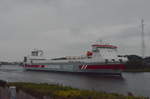 Bothniaborg, Ro Ro Cargo Schiff, Heimathafen DELFZIJL, IMO: 9267728, Am 07.10.17 bei Schachtaudorf am NOK.