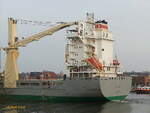 DA TONG YUN  (IMO 9451343) am 10.4.2023 im NOK Höhe Hafen Rendsburg /
Stückgutfrachter / BRZ 20.454 / Lüa 166,5 m, B 27 m, Tg 8,5 m / 1 Diesel, MAN-B&W 6S40ME-B9, 6810 kW (9262 PS), 15,2 kn / gebaut 2011 bei Huanghai-Schiffbau, Rongcheng, China / Eigner+Manager: Chipolbrok, Shanghai, China / Flagge + Heimathafen: Hongkong / 
