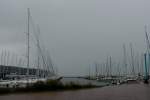 Ein Regentag (Starkregen) am 30.8.2012 gegen 11:58 Uhr lt den Hafen Lauterbach sehr verlasen aussehen.
