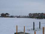 Am 01.Februar 2014 war der Hafen von Stahlbrode noch zugefroren.