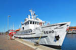 SEHO ex ENEZ SUN II (IMO 5104253) am 20.04.2021 in Heilgenhafen (Ostsee). Das Fahrzeug wird u.a. für Hochseeangelfahrten eingesetzt.