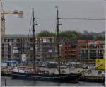 Segelschiff 2 Master Roald Amundsen aufgenommen in Ihrem Heimathafen Eckernfrde am 16.09.2013.