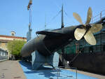Das U-Boot S 506 ENRICO TOTI war Anfang April 2015 im Museum für Wissenschaft und Technik in Mailand zu sehen.