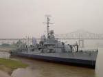 Fletcher Klasse Zerstrer USS Kidd, 3050 To, liegt als Museumsschiff 
vor Anker an der River Rd. 305, Baton Rouge Louisiana