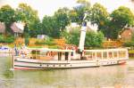 Dampfschiff Passagier / Schleppdampfer   Nordstern   in Datteln auf dem Rhein-Herne Kanal (RHK) unmittelbar vor dem historischen Schiffshebewerk Henrichenburg (welches auf Waltroper Stadtgebiet gebaut