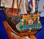  De Zeven Provincien  Zweidecker - Niederlande.  1666 Flaggschiff von Admiral de Ruyter in der Seeschlacht gegen England. Modell 1:50. Dieses berhmte Schiff wird auf der Batavia - Werft in den Niederlanden nachgebaut.