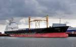 MS  Prinwall  am 06.09.2009 in Bremen.Containerschiff mit Kranen.
Lg.202m - Br.30,60m - Tg.11,57m - 20,5 Kn. - Bj. 1997 