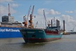 . Frachter Fredo (IMO 8504208), aufgenommen im Hafengebiet von Bremerhaven. Heimathafen Stralsund.  03.05.2016.