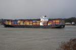 SCI  MUMBAI   Containerschiff     Elbe   Finkenwerder/Rüschpark