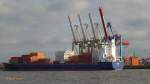 EMOTION IMO 9359258 am 11.3.2016, Hamburg, Elbe, vor dem Athabaskakai  / 
Ex Name: Maria J /
Feederschiff / GT 15.924 / Lüa 170,15 m, B 25,0 m, Tg 9,5 m /  1 Diesel, MAN B&W 8S50MC-C, 12.640 kW, 19,8 kn / TEU 1440, davon 316 Reefer  / 2008 bei P+S Werften, Wolgast / Eigner + Manager: JR Shipping, Heimathafen: Harlingen, Flagge: NL / 
