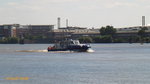 WS 35 (H 3472) am 16.8.2016, Hamburg, Elbe Höhe Airbus  /  schweres Hafenstreifenboot, Wasserschutzpolizei Hamburg / Lüa 17,65 (14,75) m,  B 4,9 m, Tg 1,6 (1,4)  m/ 1 Diesel, MAN, 420 kW