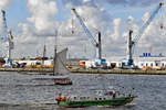Zollboot NORDERELBE im Hafen von Hamburg. Aufnahme vom 02.09.2017