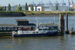 ERICUS (ENI 05115880) am 9.8.2022, Hamburg, Elbe, Liegeplatz Überseebrücke Achterkante  /    Zoll-Patrouillenboot / Lüa 19,97 m, B 5,27 m, Tg 1,5 m  / 1 Diesel, MTU 8V396TE74, 832 kW,