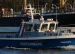 Das Streifenboot  Habicht  der Wasserschutzpolizei Travemnde am 23.9.07.