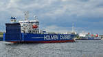 HOLMEN CARRIER  Shipper  (IMO: 8911748) am 16.05.2020 in Lübeck-Travemünde Richtung Ostsee steuernd.