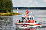 SAR-Boot der DGzRS ERICH KOSCHUBS am 30.06.2023 im Hafen von Lübeck-Travemünde
