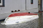 Boot DONNA 2 am 04.01.2024 in Lübeck-Travemünde.
