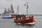 Der Kutter  Seeadler  am 13.08.2011 auf der Hanse Sail in Warnemnde.
Er macht Tagesfahrten fr Angler. Heimathafen Rostock.