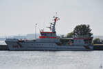 Mitte August 2023 war im Hafen von Sassnitz der Seenotrettungskreuzer HARRO KOEBKE zu sehen.