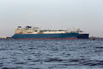 Probebetrieb des LNG Tanker’s MARAN GAS ALEXANDRIA (IMO 9650054) im Mukraner Hafen.