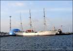 Segelschiff Gorch Fock (1)  im  Heimathafen Stralsund.(am 11.10.06)  Etwas zur Geschichte.