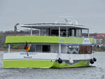 Anfang April 2024 machte das Fahrgastschiff ADLER nature (ENI: 04814610) in Wismar eine Hafenrundfahrt. 
