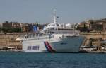 LOUIS AURA von Louis Cruisis am 13.5.2014 im Hafen Valletta in Malta.
Das Schiff lief 1968 in Bremerhaven vom Stapel, trägt aber den Namen Louis Aura
erst seit 2013. Zuvor hieß es auch schon mal Orient Queen und Bolero.
Das Schiff fährt unter maltesischer Flagge.