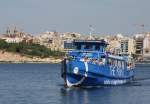 Zwischen dem Fährhafen Sliema und dem großen Hafen Valletta pendelt diese Personenfähre.