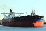 Tanker Saiph Star (IMO 9384239) liegt am 25.07.2012 im Europoort Rotterdam. Daten des Tankers: Lnge: 333 m; Breite: 60 m; Tiefgang: 11,3 m; GRT 162252/DWT 319410 t; Baujahr 2009.