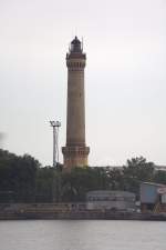 Der Leuchtturm von Swinoujscie am 30.06.2012 gegen 11:40 Uhr von der Usedommer Seite aus aufgenommen.