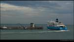 Goodbye Dover - Das Fhrschiff M/F Maersk Dunkerque IMO 9293076 verlsst am 05.08.08 den Hafen von Dover Richtung Dunkerque (Frankreich).