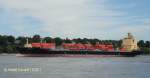LORRAINE  (IMO 9311763) am 1.6.2011, Hamburg, Elbe Hhe Nienstedten /  ex CAPE MAYOR (bis Juni 2006)  Containerschiff / BRZ 27.786 / La 221,60 m, B 29,8 m, Tg 11,1 m / TEU 2742, davon 400 Reefer /