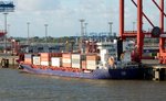 Containerschiff Pegasus am 29.08.16 in Bremerhaven