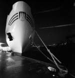 MS WAPPEN VON HAMBURG -  Seebderschiff -  HADAG Seetouristik und Fhrdienst AG, Hamburg -  fotografiert 1968 an den Landungsbrcken, Hamburg -  Autor :  Wolf Eggers  