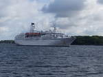 Astor einlaufend Kiel am 11.08.18
