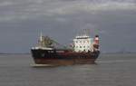 In der Emsdmndung nahe Emden kam mir am 21.09.2013 der unter der Flagge Malta fahrend Massengutfrachter CSL Elbe von See entgegen.