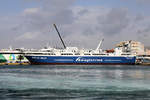 Die APOLLON HELLAS von 2wayferries lag am 4.3.2020 im Hafen von Piräus.