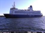 In Strmstad zur Hafeneinfahrt kurz vor dem Anlegen im Juli 2008.
Die MS COLOR VIKING. Sie verkehrt zwischen Strmstad und Sandefjord. 
