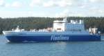 Die ,,Finnsailor‘‘ auf der Ostsee. Sie begegnete uns am 05.06.2012 und fhrt Richtung Kappelskr.
