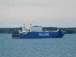 SAILOR; Tallink, vor Kapellskär/Schweden am 10.08.21, gesehen von Bord der Gabriella